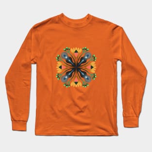 Circular floral composition Long Sleeve T-Shirt